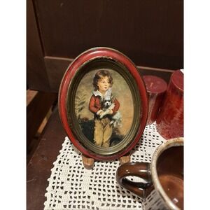 Framed Art Photo Master Simpson Dog And Boy The Good Companion Print Italy